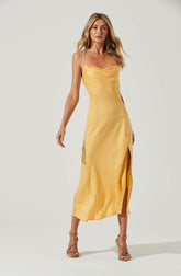 Plunge Neck Flare Dress - This dress is a cool option to pull off your holiday look. It comes with a plunge neck that adds to its appeal.